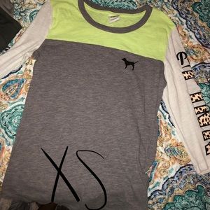 Victoria secret PINK 3 quarter sleeve shirt